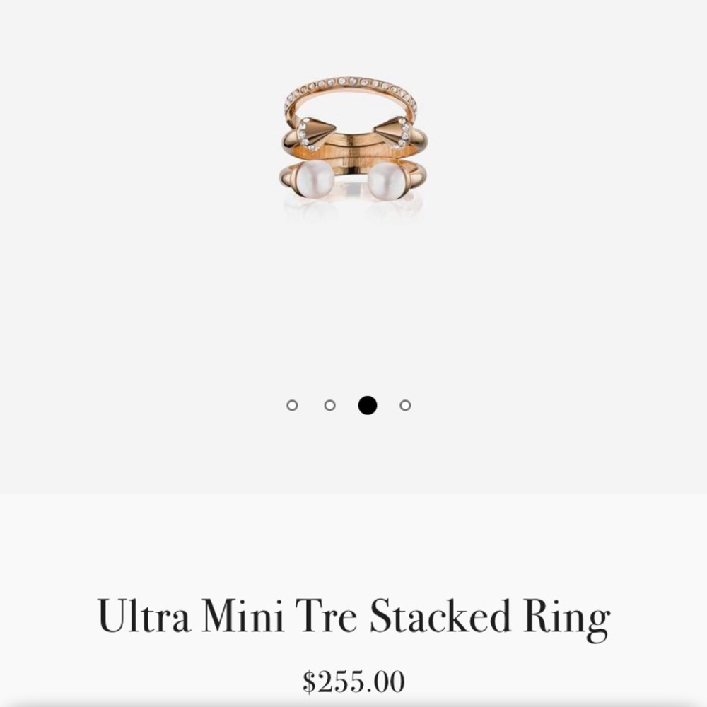 VitaFede ultra mini tre stacked ring